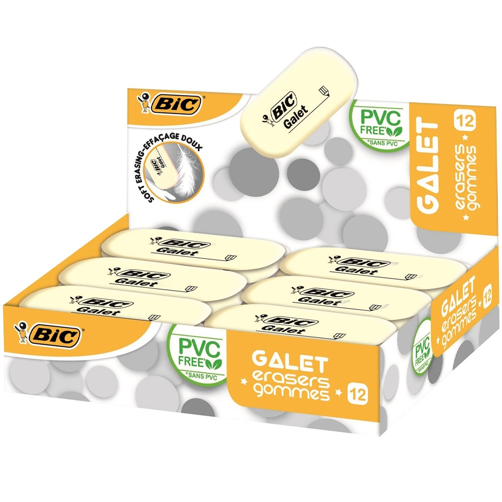 Radiera Galet 12 buc/cutie - BIC [2]
