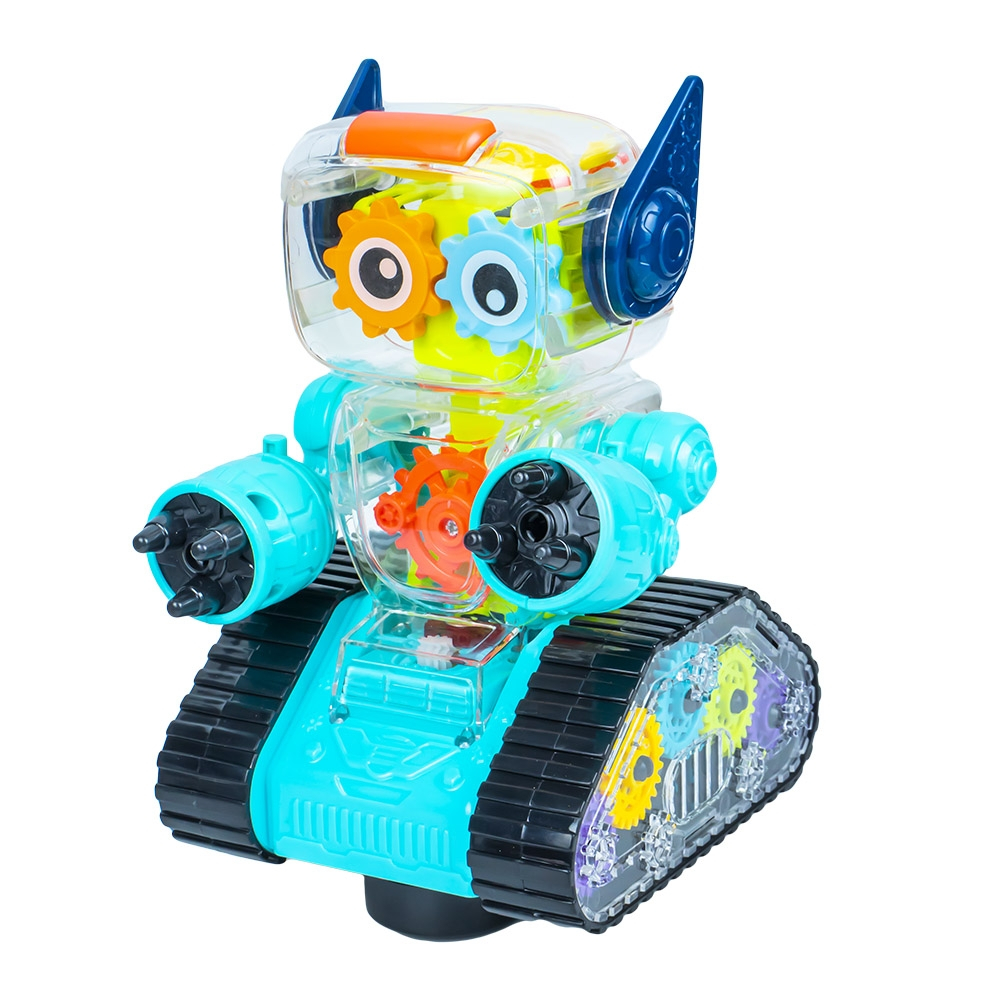 Robot, carcasa transparenta, cu lumina si sunet [2]