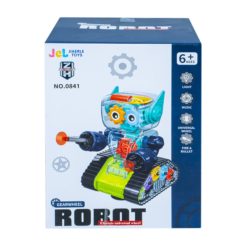 Robot, carcasa transparenta, cu lumina si sunet [3]