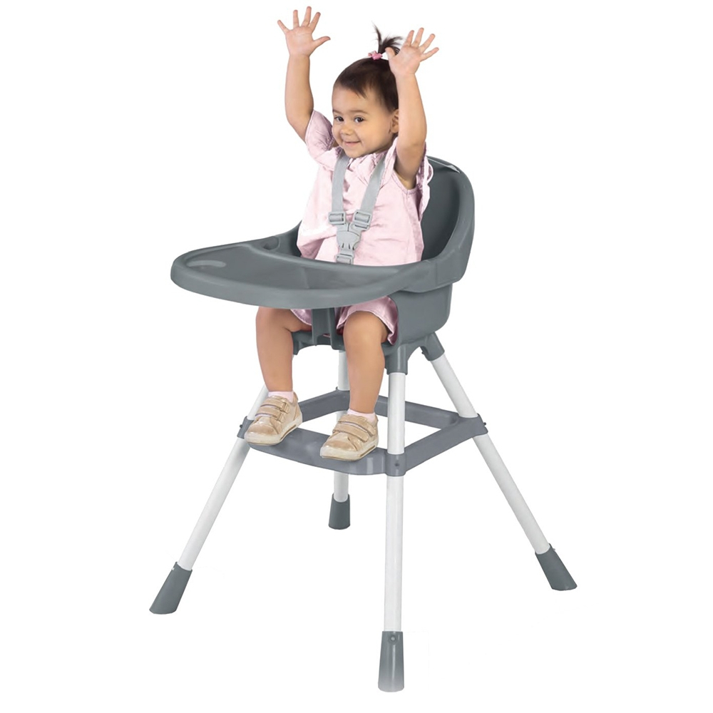 Scaunel cu masuta pt.bebe, alb, 90x70x60cm - Dolu [3]