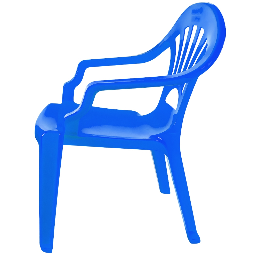 Scaunel din plastic, albastru, 40x35x54.5 cm - ROBENTOYS [3]