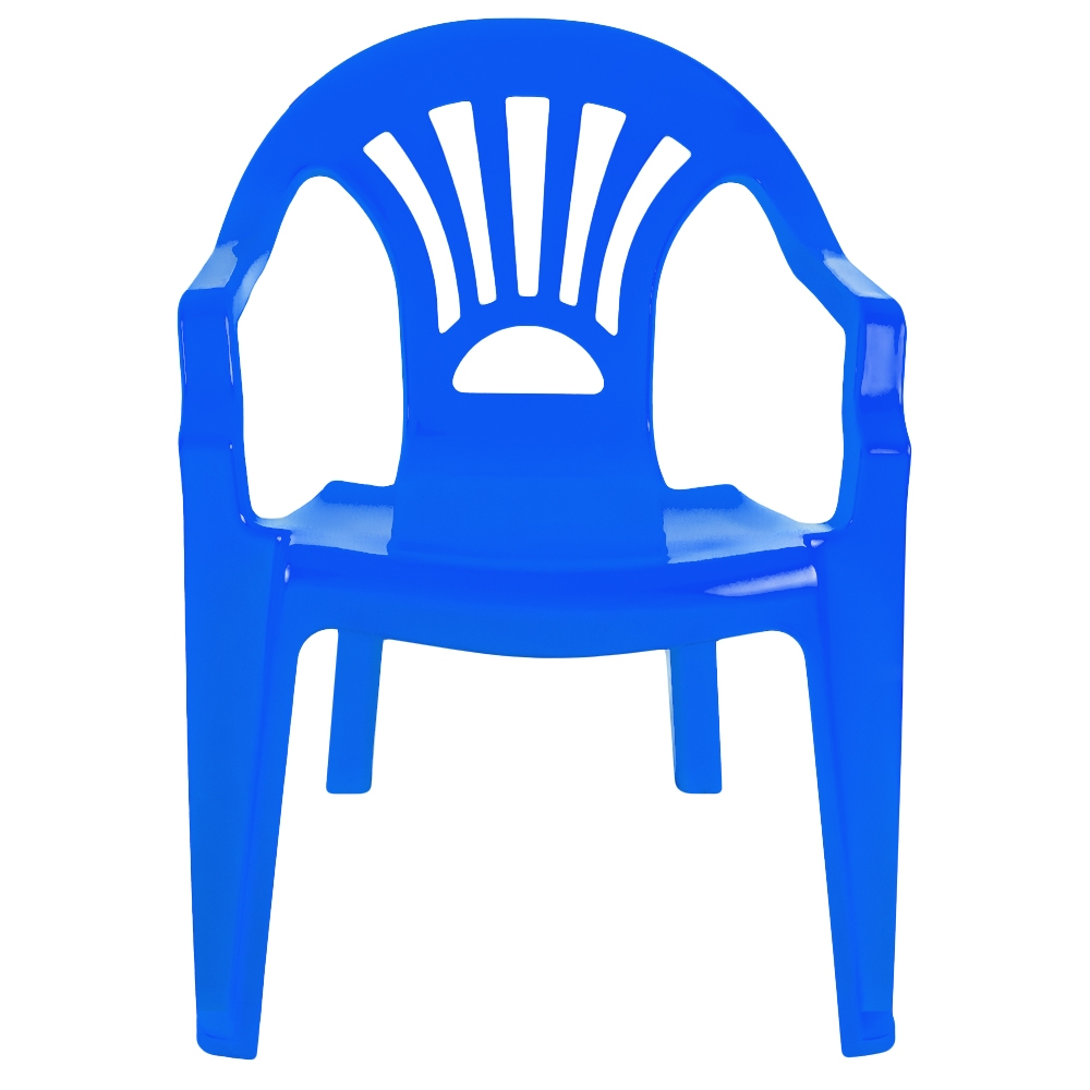 Scaunel din plastic, albastru, 40x35x54.5 cm - ROBENTOYS [2]