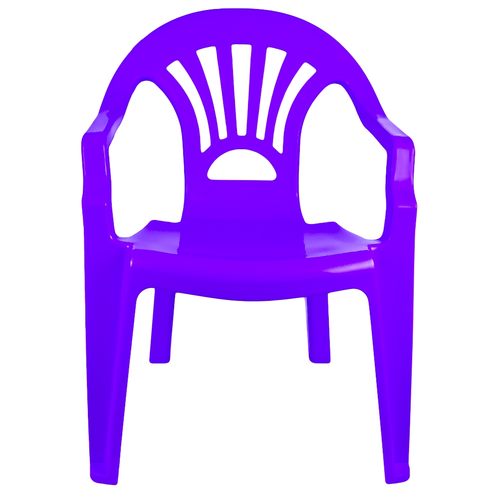 Scaunel din plastic, mov, 40x35x54.5 cm - ROBENTOYS [2]