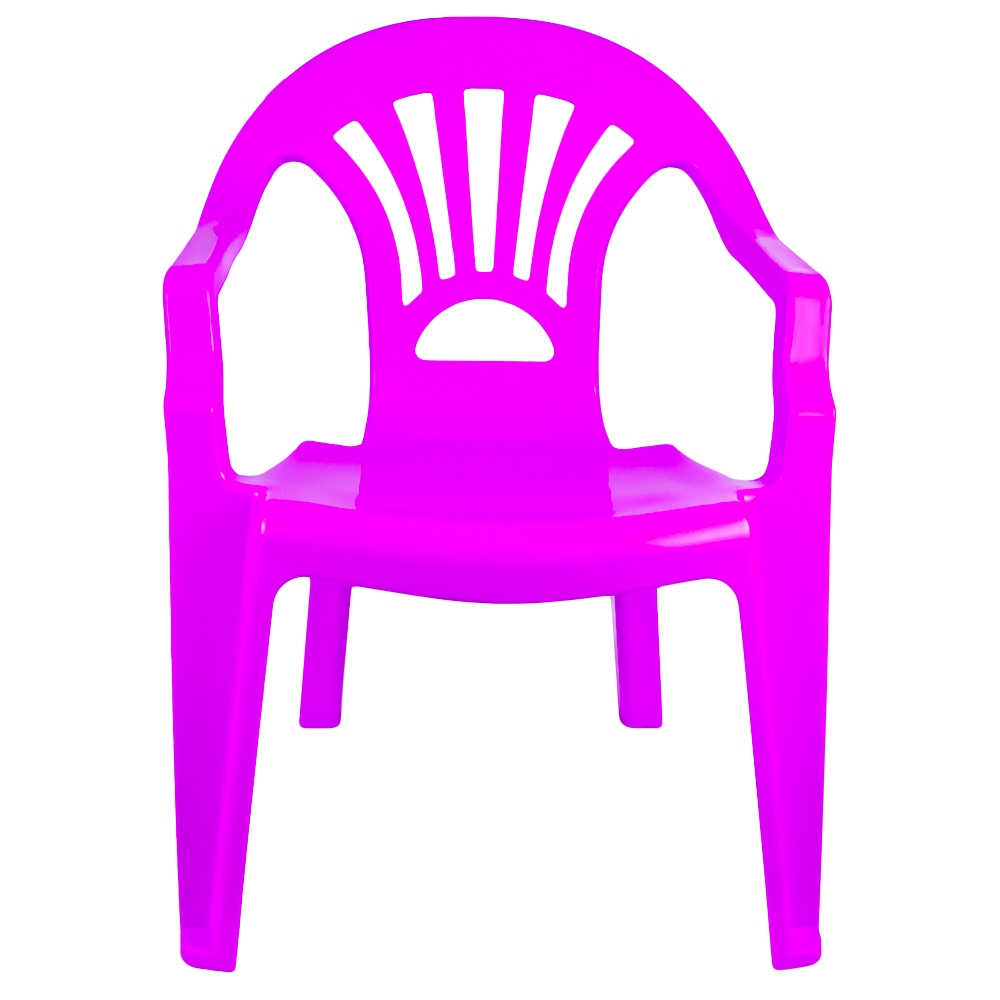 Scaunel din plastic, roz, 40x35x54.5 cm - ROBENTOYS [2]