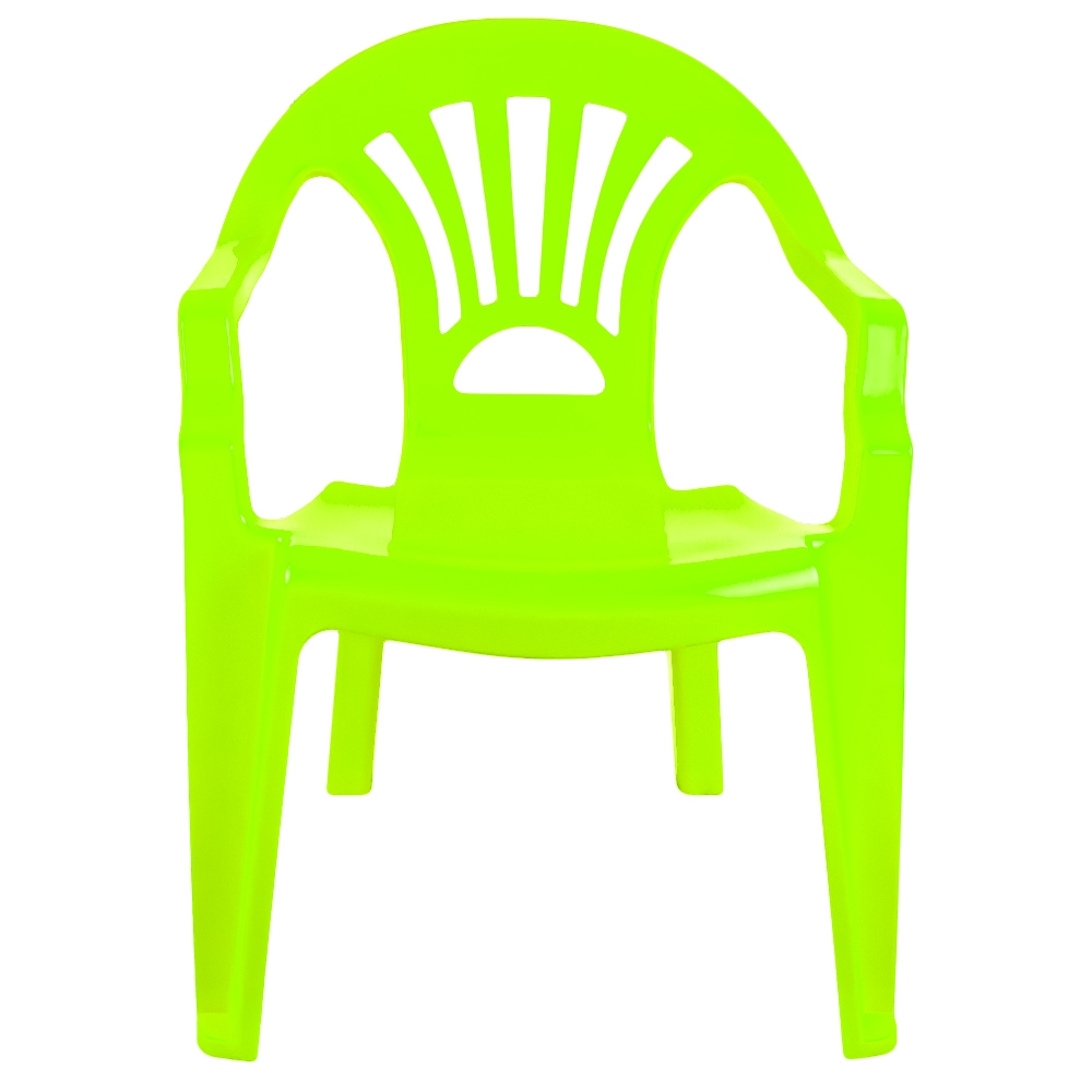 Scaunel din plastic, verde, 40x35x54.5 cm - ROBENTOYS [2]