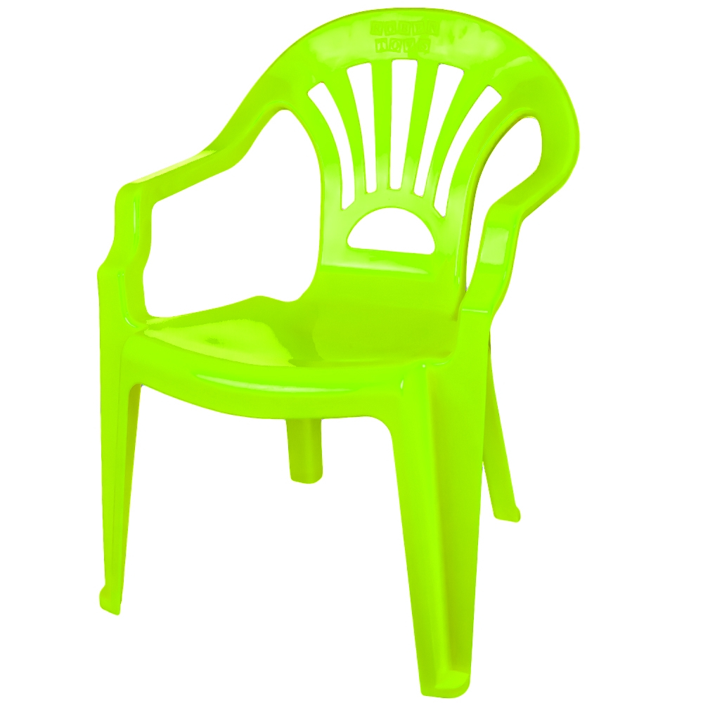 Scaunel din plastic, verde, 40x35x54.5 cm - ROBENTOYS [1]