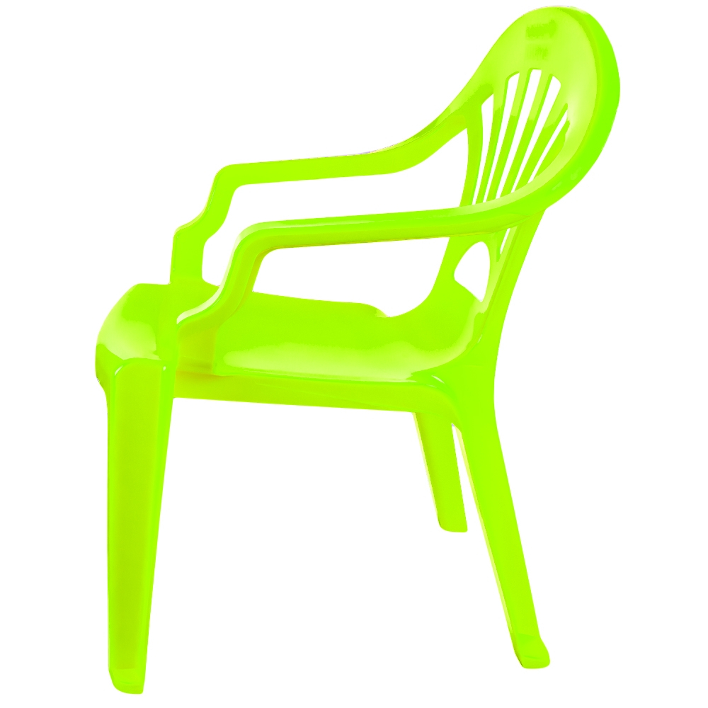 Scaunel din plastic, verde, 40x35x54.5 cm - ROBENTOYS [3]