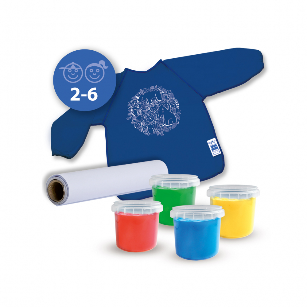 Set acuarele pentru degetele ECO si sort pentru copii [2]