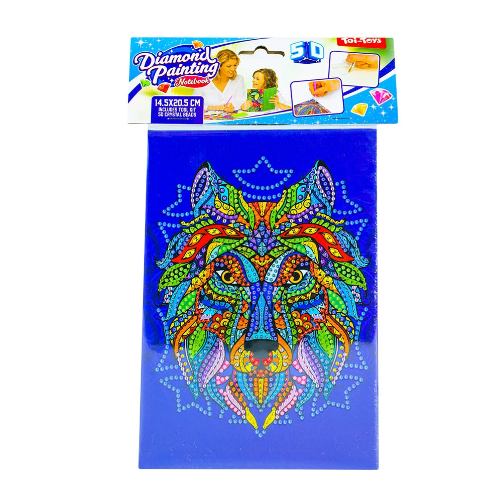 Set creatie cu diamante - Jurnal, 14.5x20.5 cm - Toi-Toys [12]