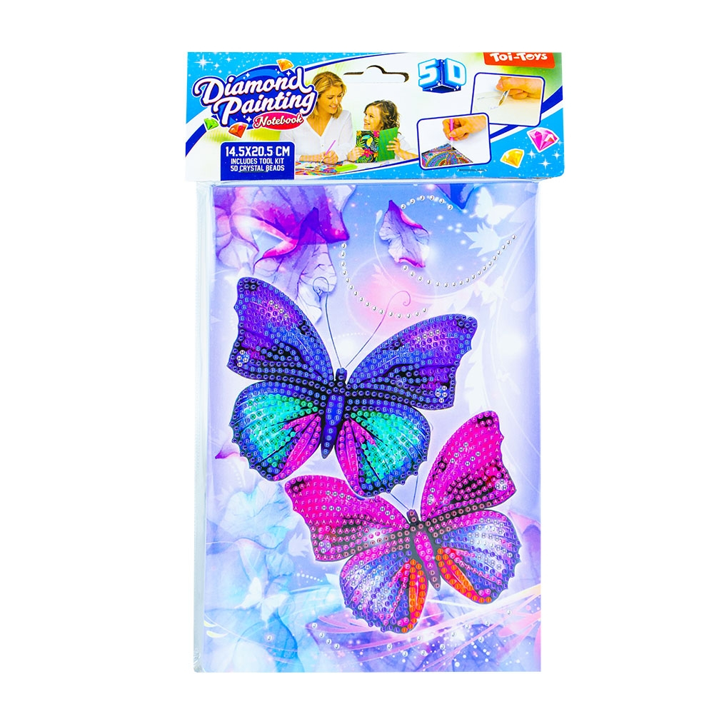 Set creatie cu diamante - Jurnal, 14.5x20.5 cm - Toi-Toys [3]