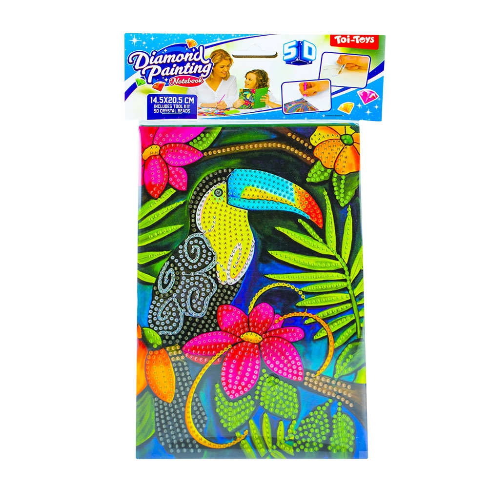 Set creatie cu diamante - Jurnal, 14.5x20.5 cm - Toi-Toys [9]