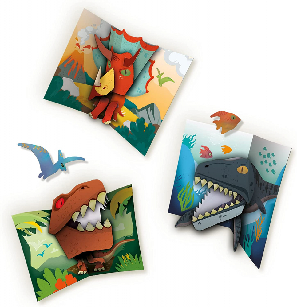 Set creativ - Carduri pop-up dinozauri [3]