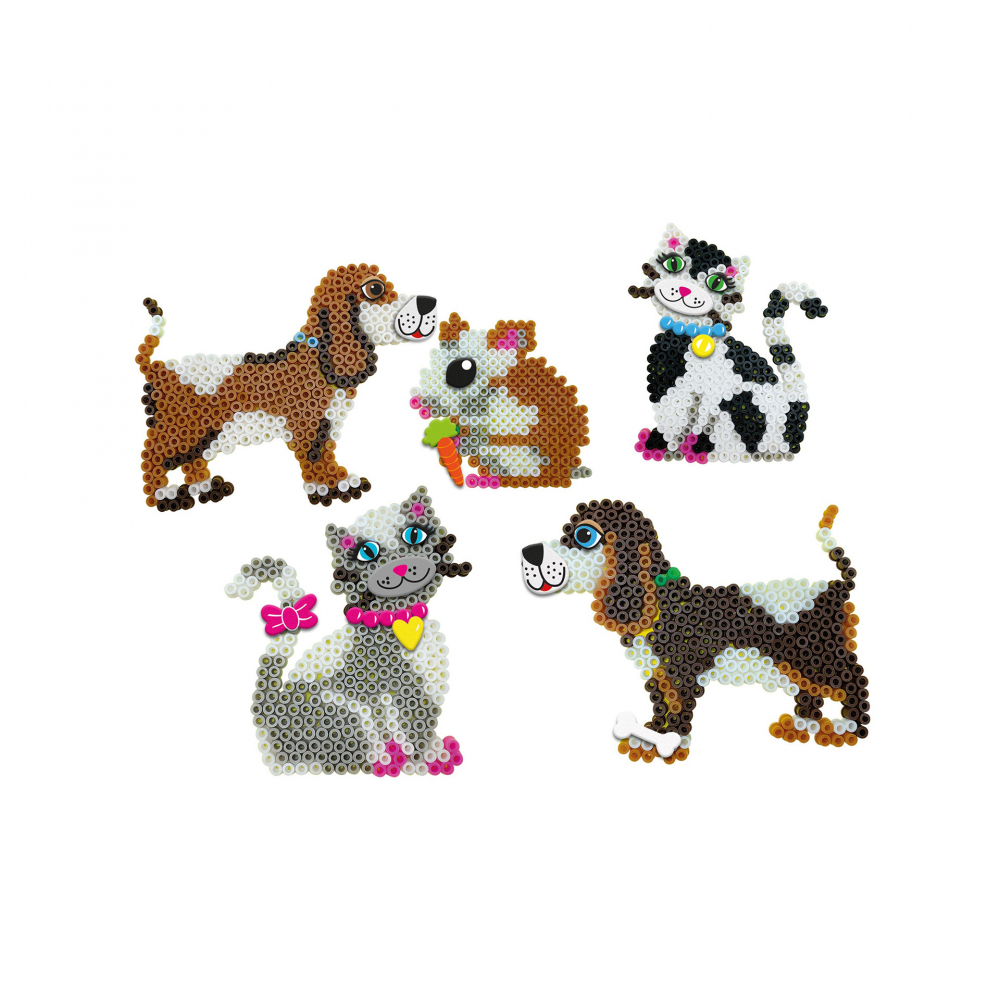 Set creativ copii - Margele de calcat cu Animale Beedz [2]