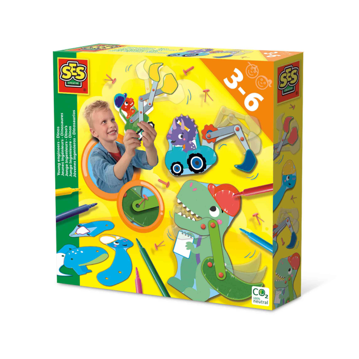 Set creativ de jucarie pentru copii - Tanarul inginer, dinozauri [1]