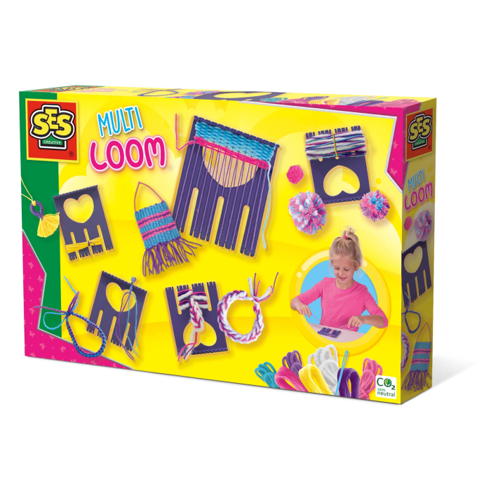 Set creativ de tesut pentru copii cu gherghef si accesorii [1]