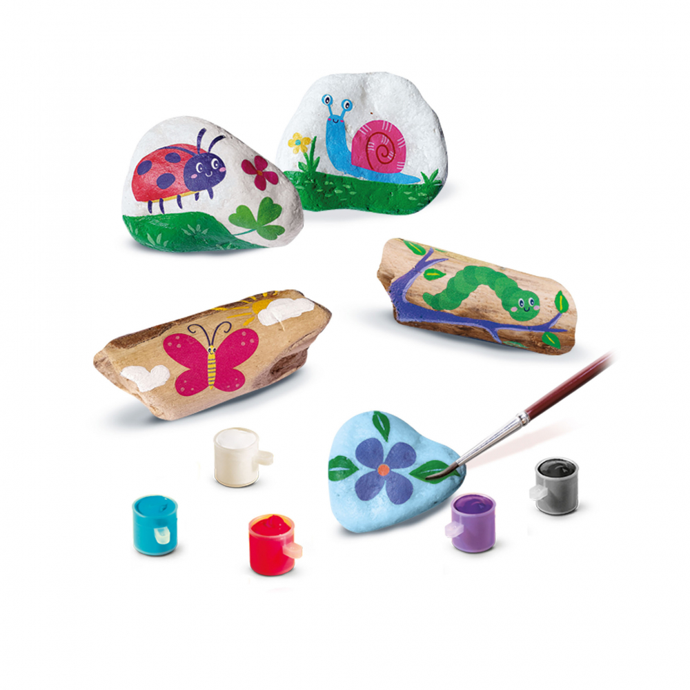 Set creativ - Decoreaza pietre si lemn cu tematica din natura [4]