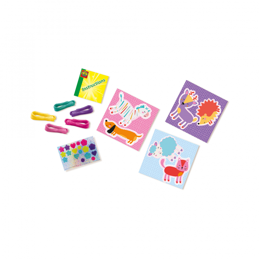 Set creativ - Imbraca animale cu ata [2]
