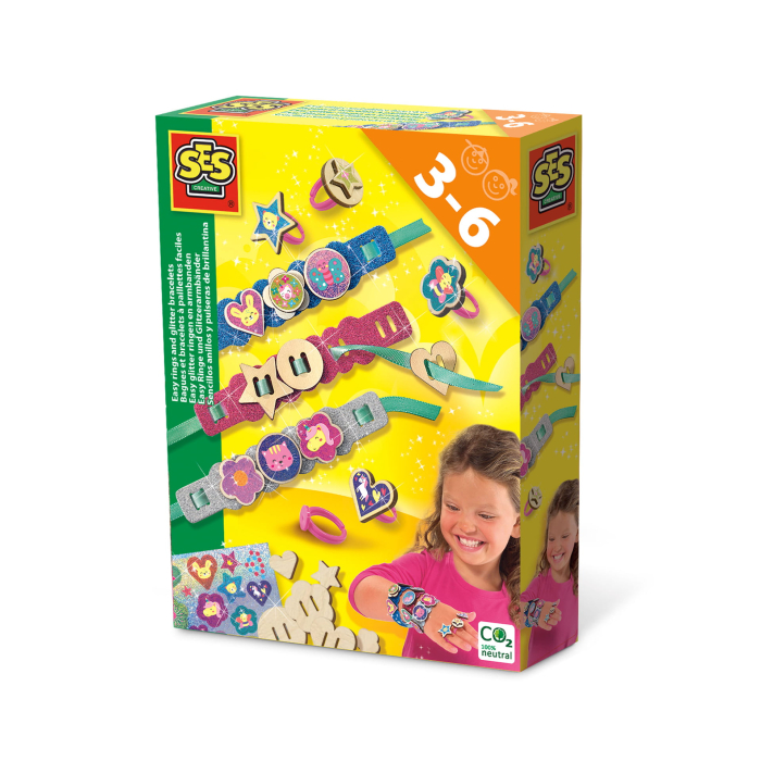 Set creativ - Inele si bratari cu sclipici [1]