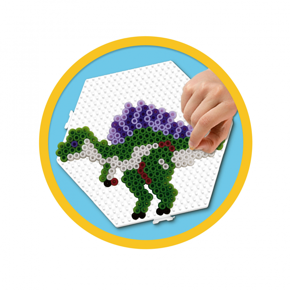 Set creativ - Margele de calcat cu Lumea dinozaurilor pentru copii [4]