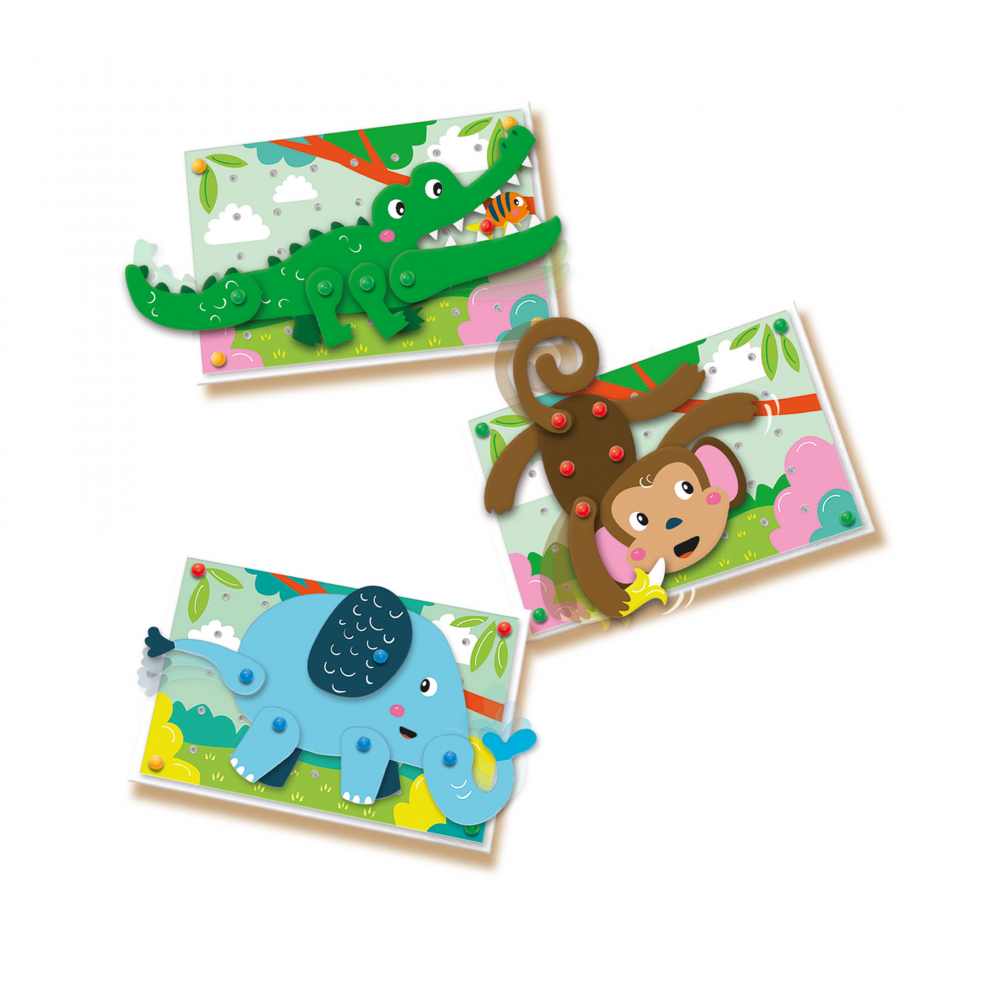 Set creativ mozaic - Puzzle-uri cu animale [4]