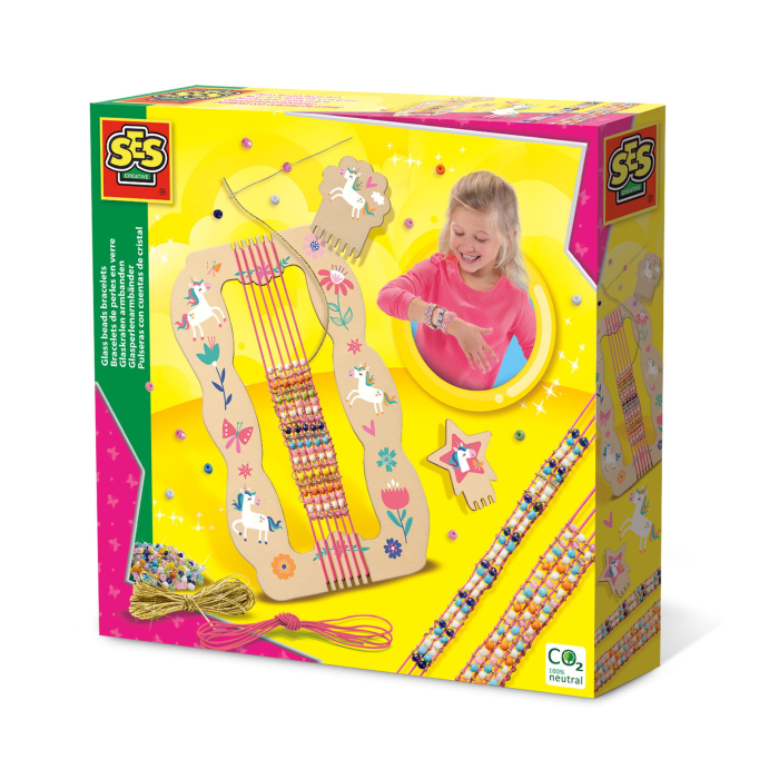 Set creativ pentru copii - Bratari cu margele - Razboi de tesut [1]