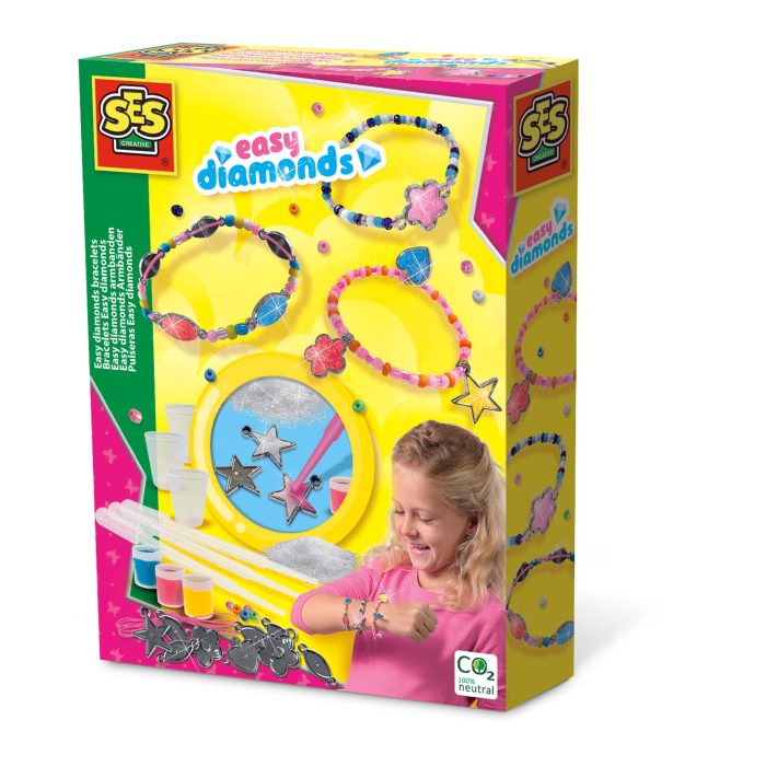 Set creativ pentru copii - Bratari cu margele si diamante [1]