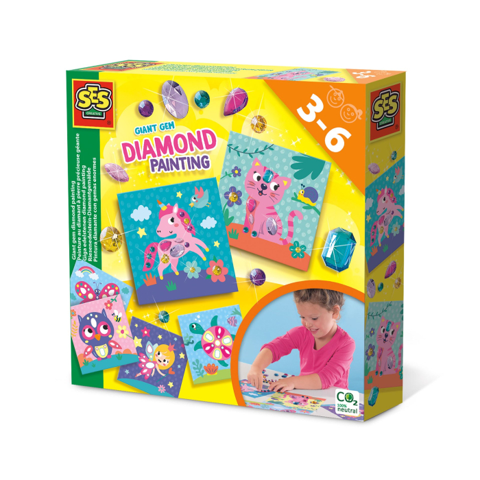 Set creativ pentru copii cu diamante autocolante [1]