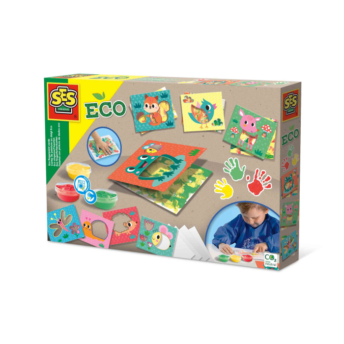 Set creativ - Set acuarele pentru degetele si carduri ECO [1]