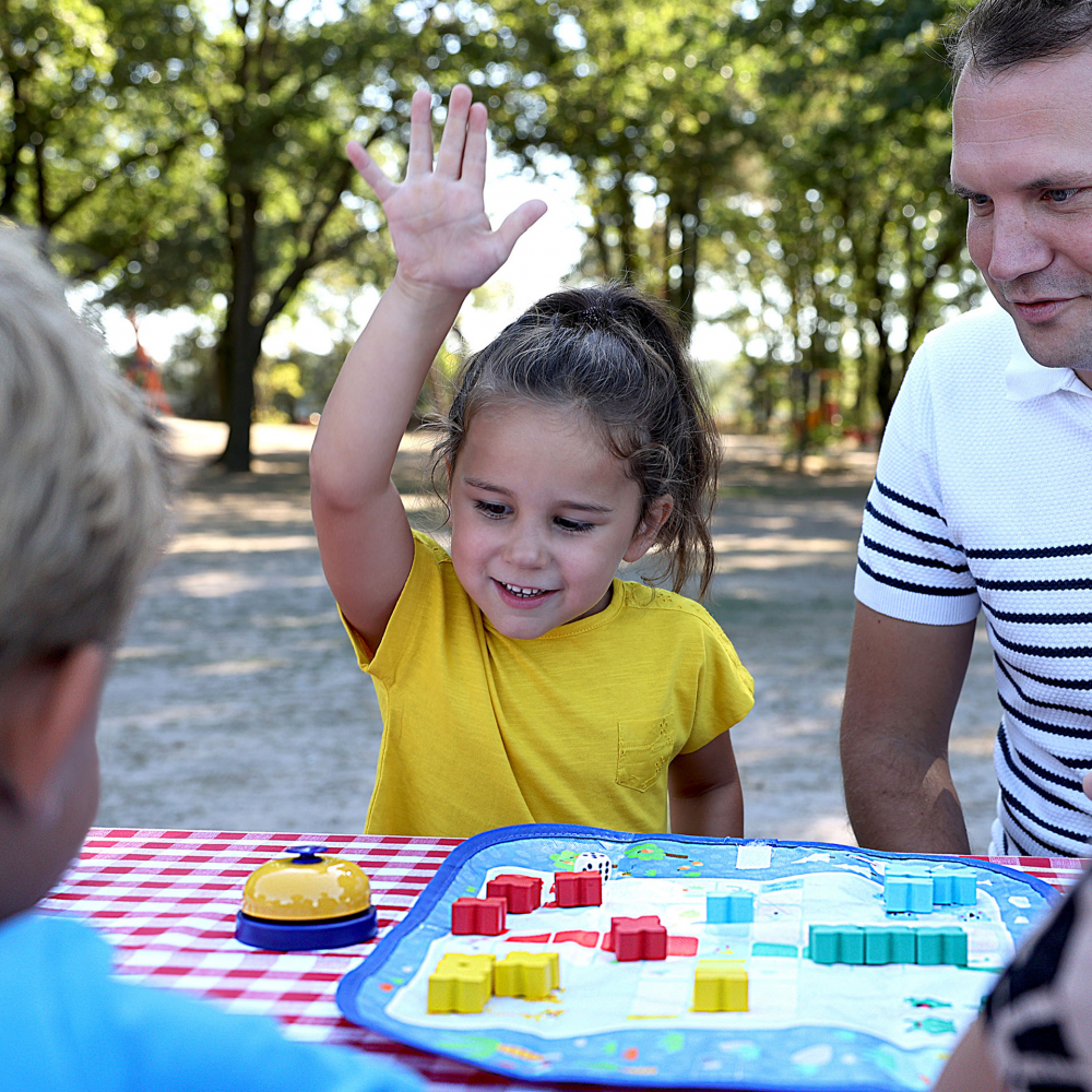 Set de 3 jocuri copii - Ludo, Quartet si Blocuri de viteza [6]