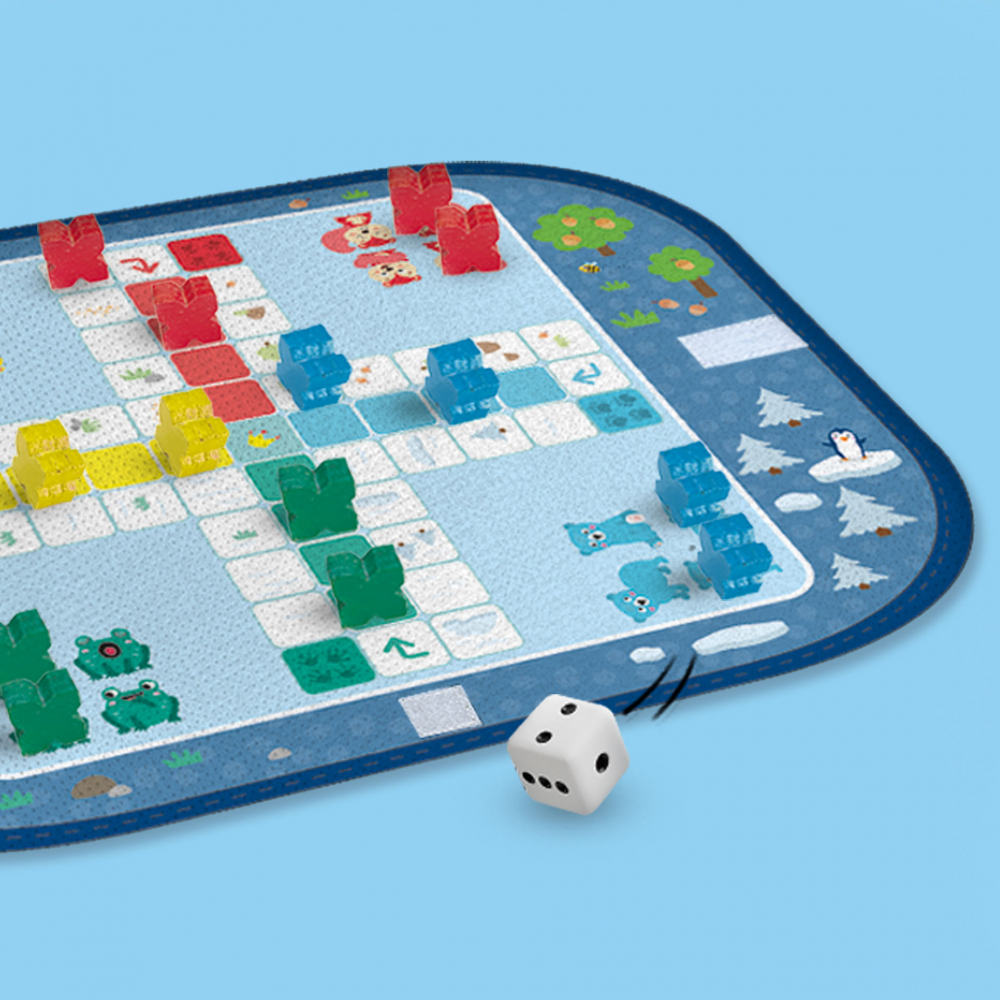 Set de 3 jocuri copii - Ludo, Quartet si Blocuri de viteza [4]