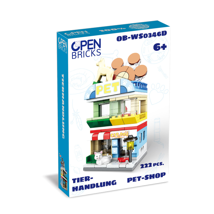 Set de constructie copii - Magazin de animale (222 piese) [1]