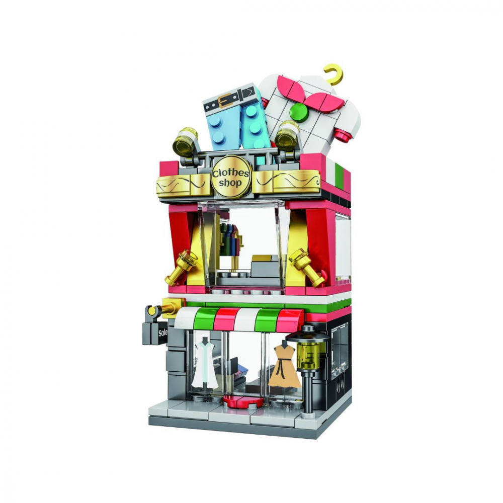 Set de constructie de jucarie - Magazin de haine (241 piese) [2]