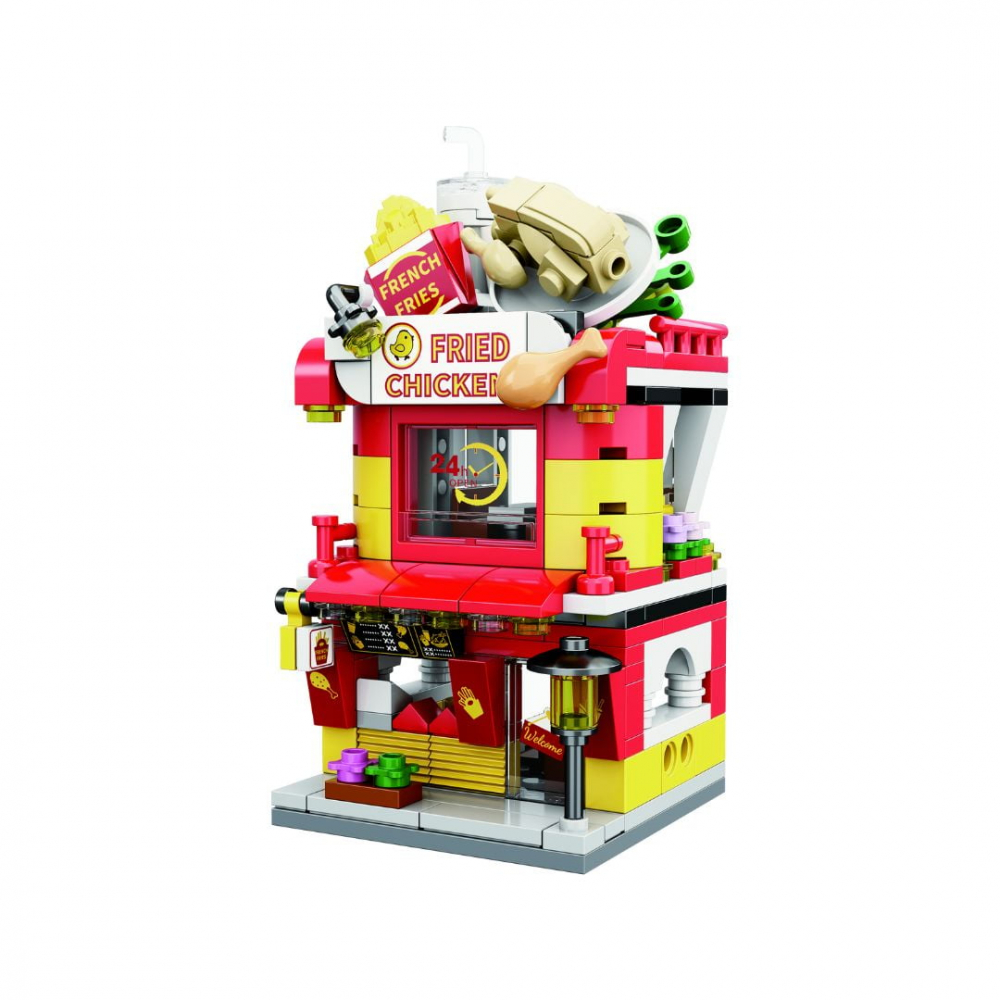 Set de constructie - Fast-food de jucarie (227 piese) [2]