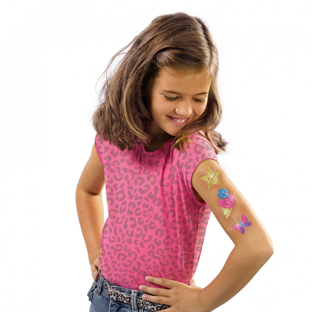 Set de tatuaje pentru copii - Personalizare in culori cu sclipici [2]