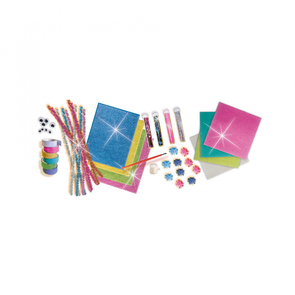 Set mare de lucru manual pentru copii cu mix de sclipici [3]
