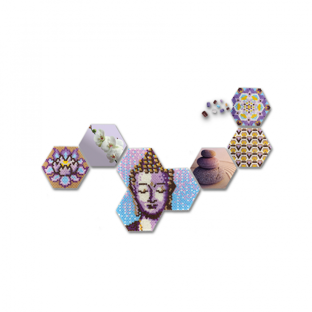 Set margele de calcat Beedz Art - Zen cu placi hexagonale [4]