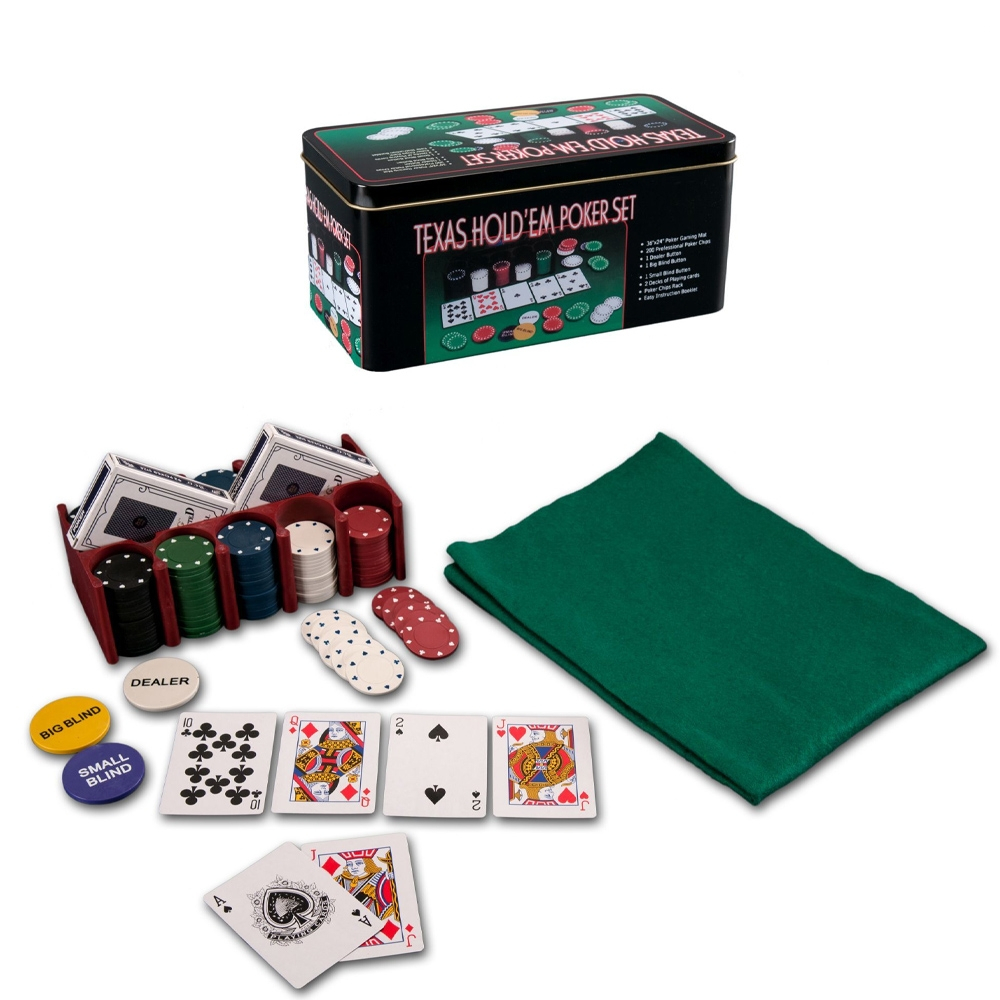 Set Poker plastic + metal + textil [2]