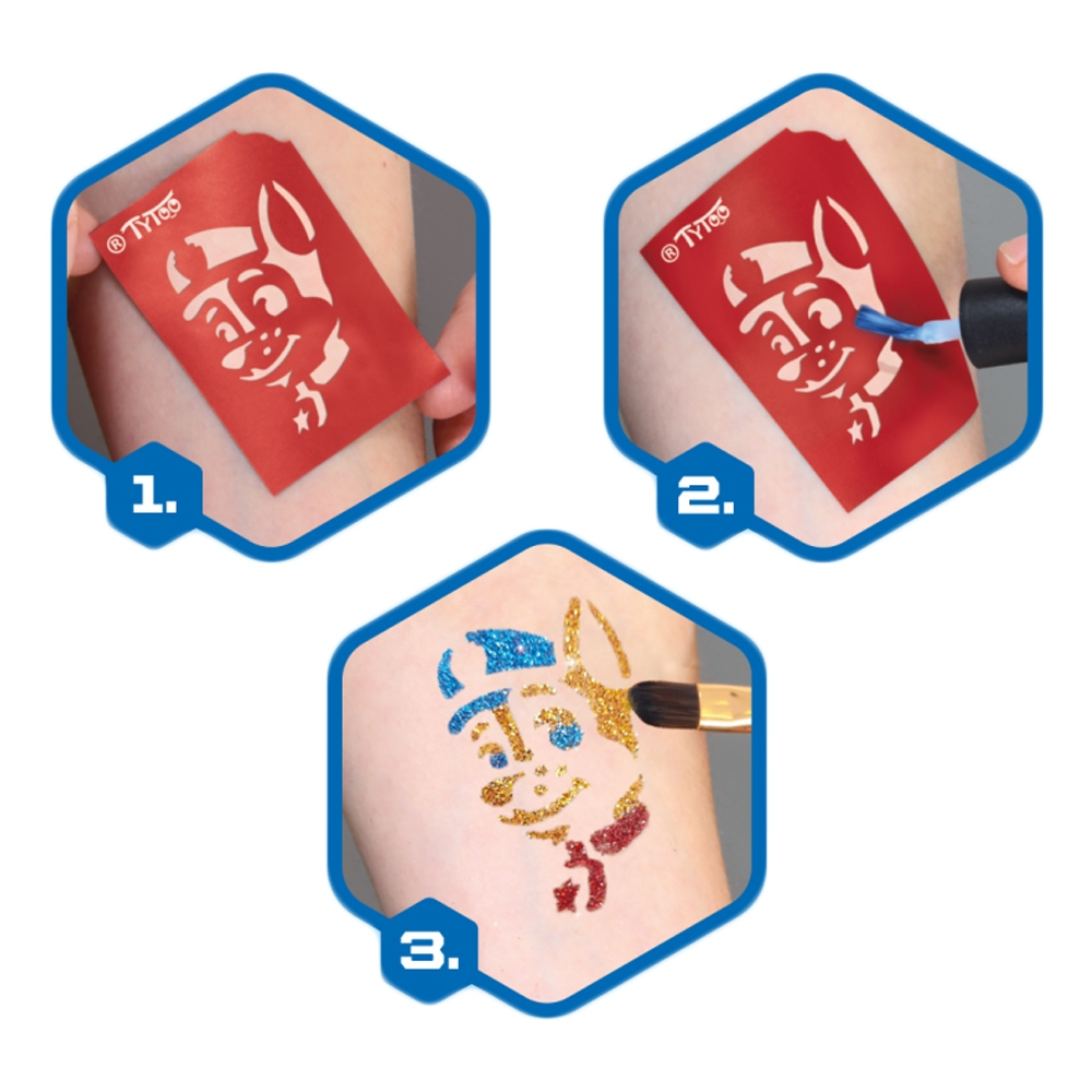 Set tatuaje cu sclipici, Paw Patrol, Baieti [3]