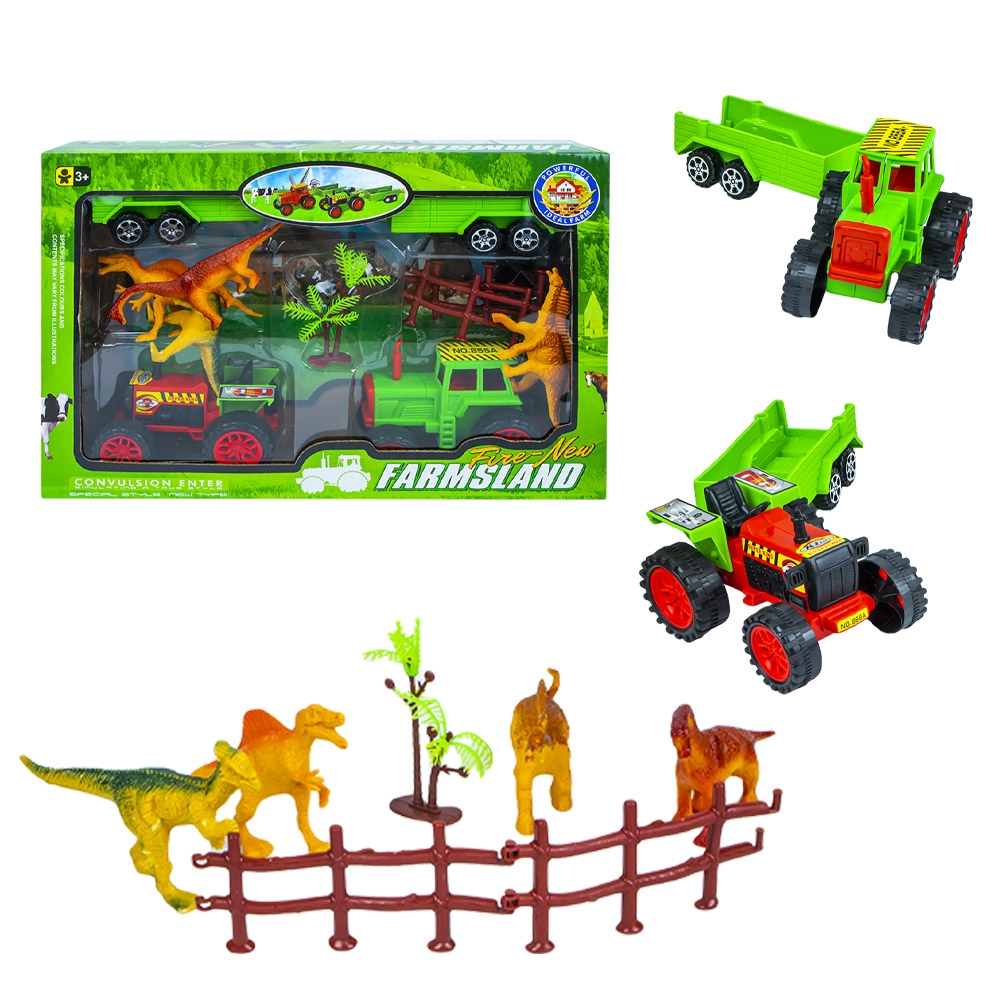 Set tractor + figurine dinozaur [1]