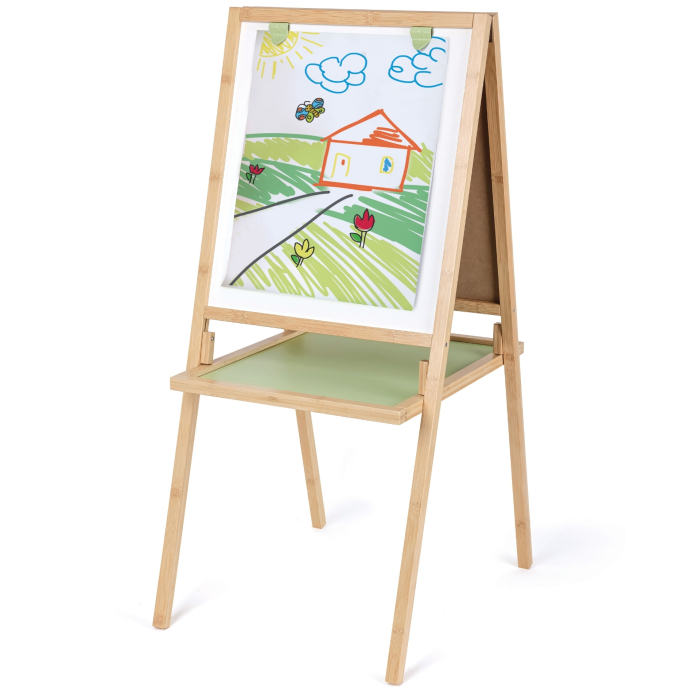 Sevalet din bambus pliabil, fata-verso cu accesorii (13 piese) [1]