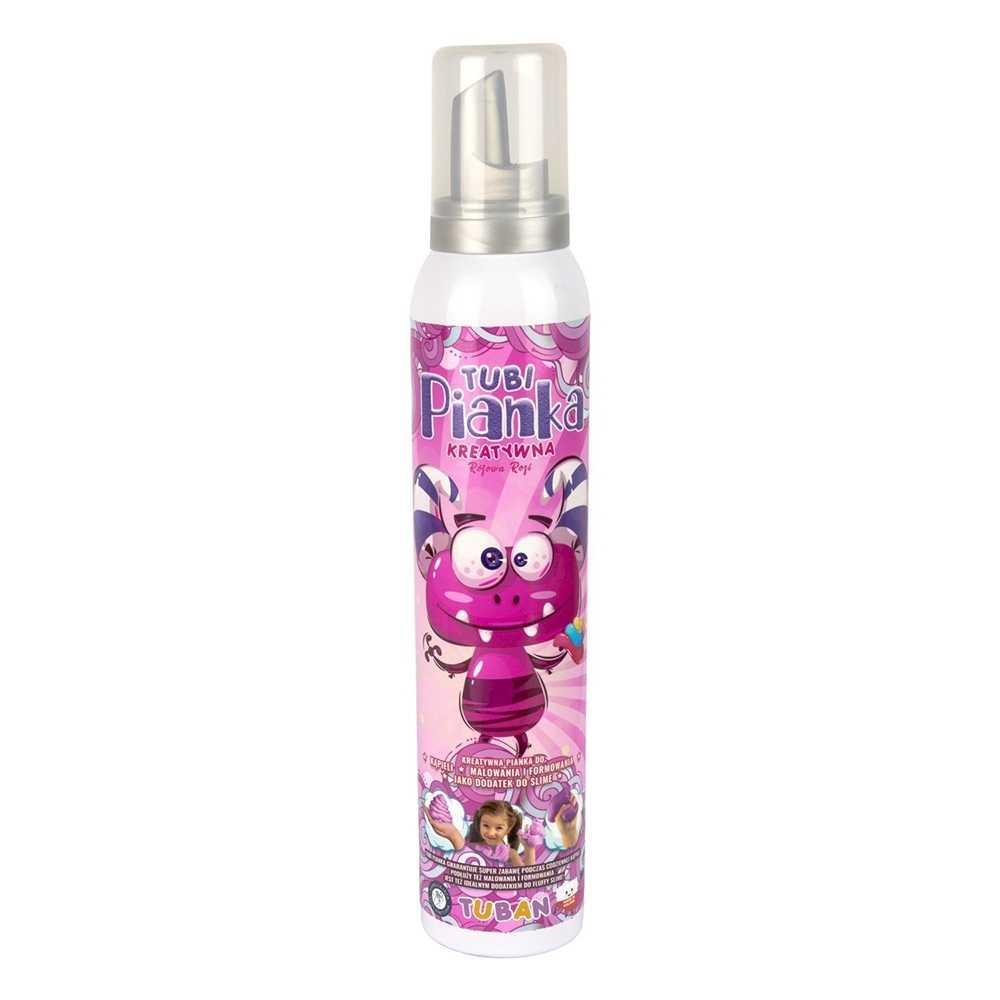 Spuma creativa TUBI, 200 ml, Roz [1]