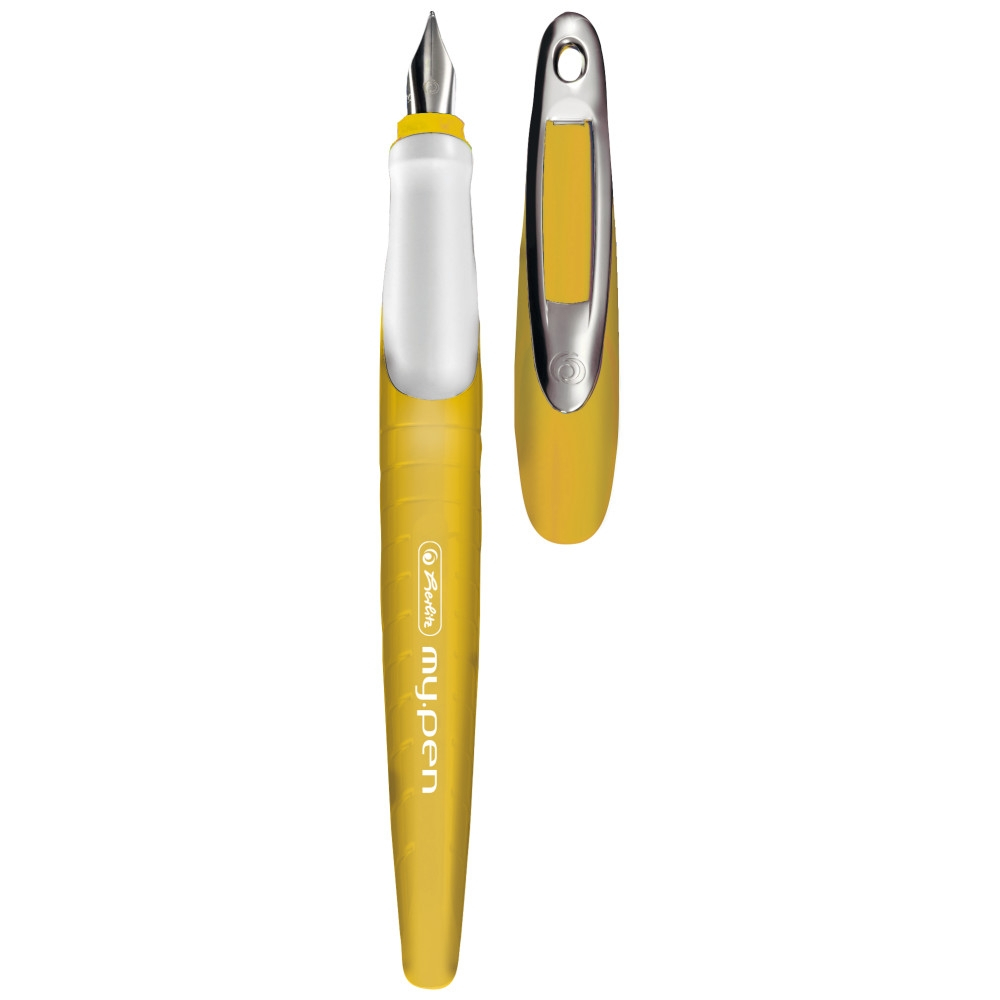 Stilou My.Pen penita M galben mustar/alb - blister [2]