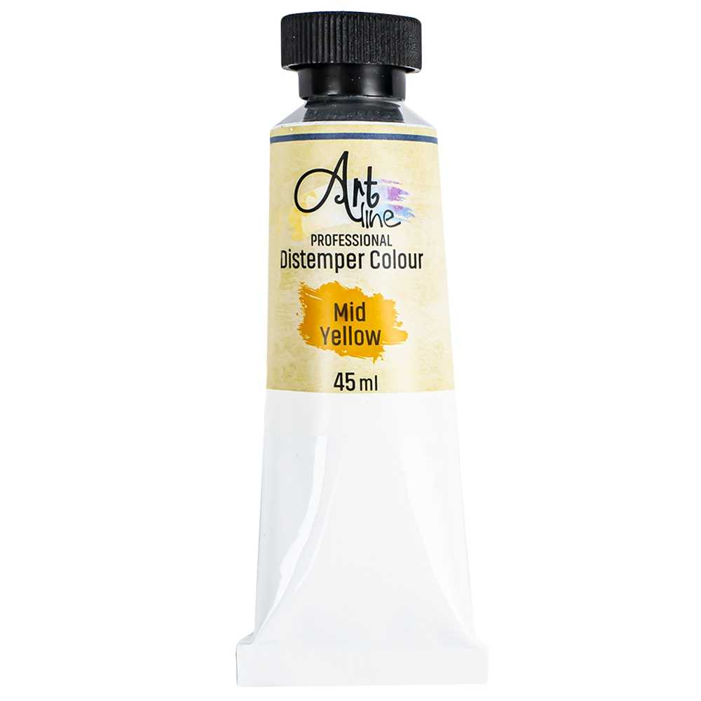 Tempera Art, GALBEN, 45ml, 6 buc/set - ARTLINE [3]