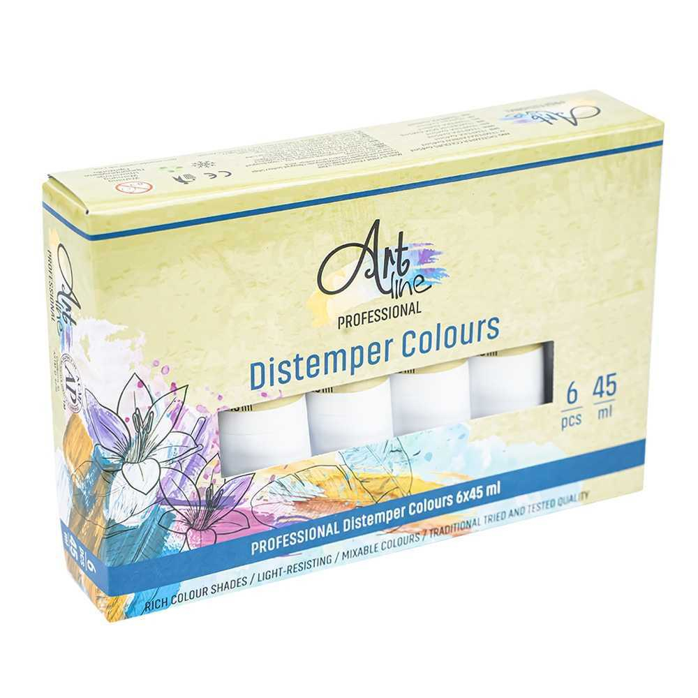Tempera Art, PORTOCALIU, 45ml, 6 buc/set - ARTLINE [2]