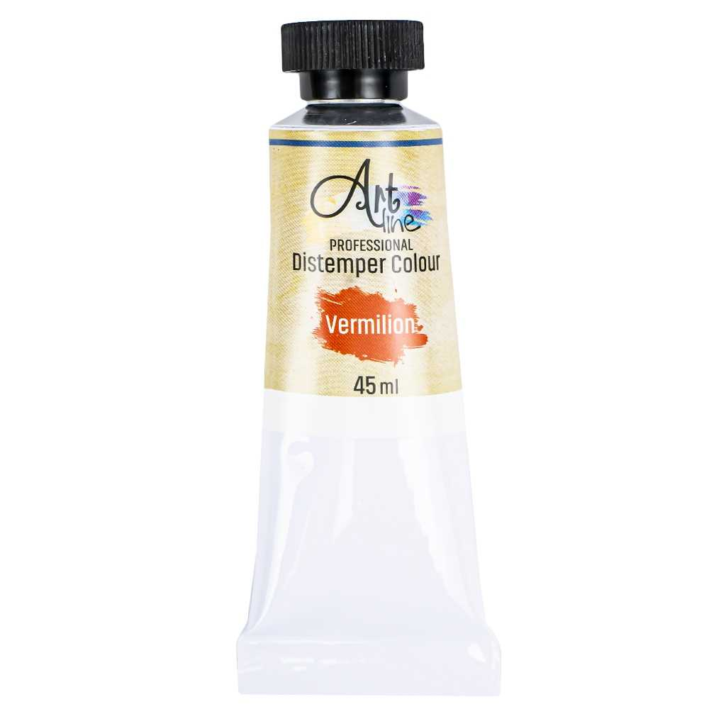 Tempera Art, ROSU, 45ml, 6 buc/set - ARTLINE [3]