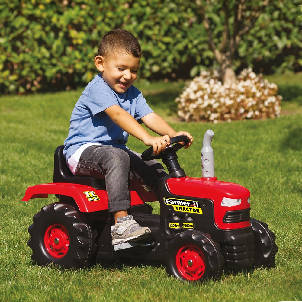 Tractor cu pedale, rosu, 53x83x45 - Dolu [3]