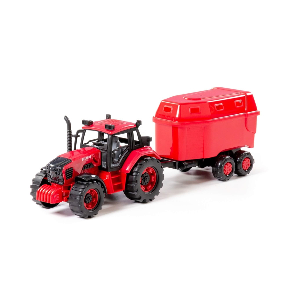 Tractor cu remorca animale, 40x11.5x17 cm, Polesie [2]