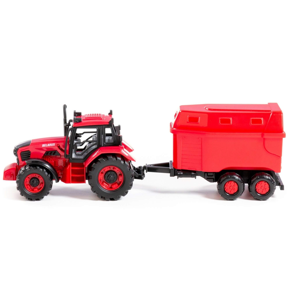 Tractor cu remorca animale, 40x11.5x17 cm, Polesie [3]