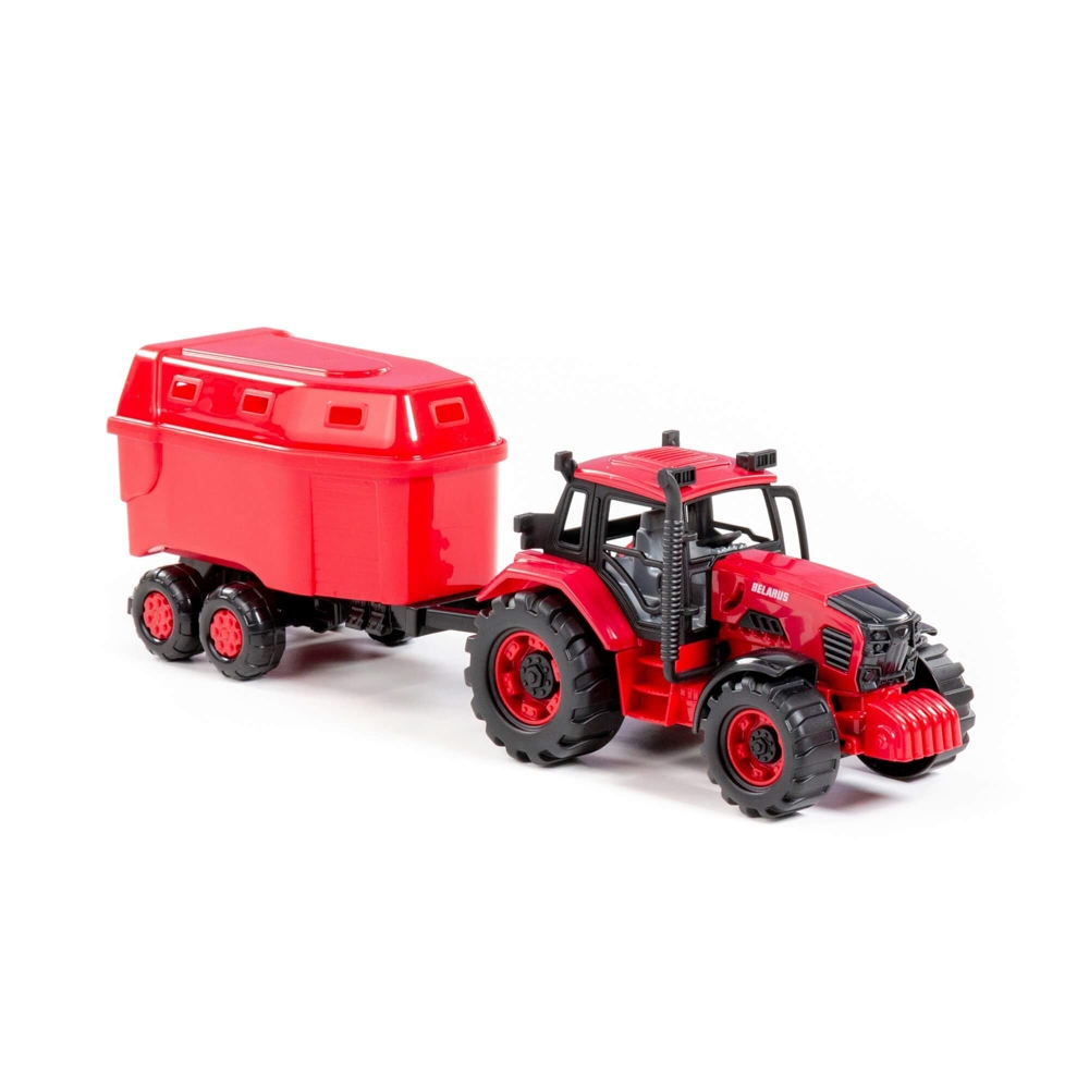 Tractor cu remorca animale, 40x11.5x17 cm, Polesie [6]
