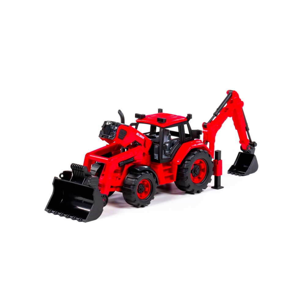 Tractor-excavator cu incarcator, 31x15x14.5 cm, Polesie [2]